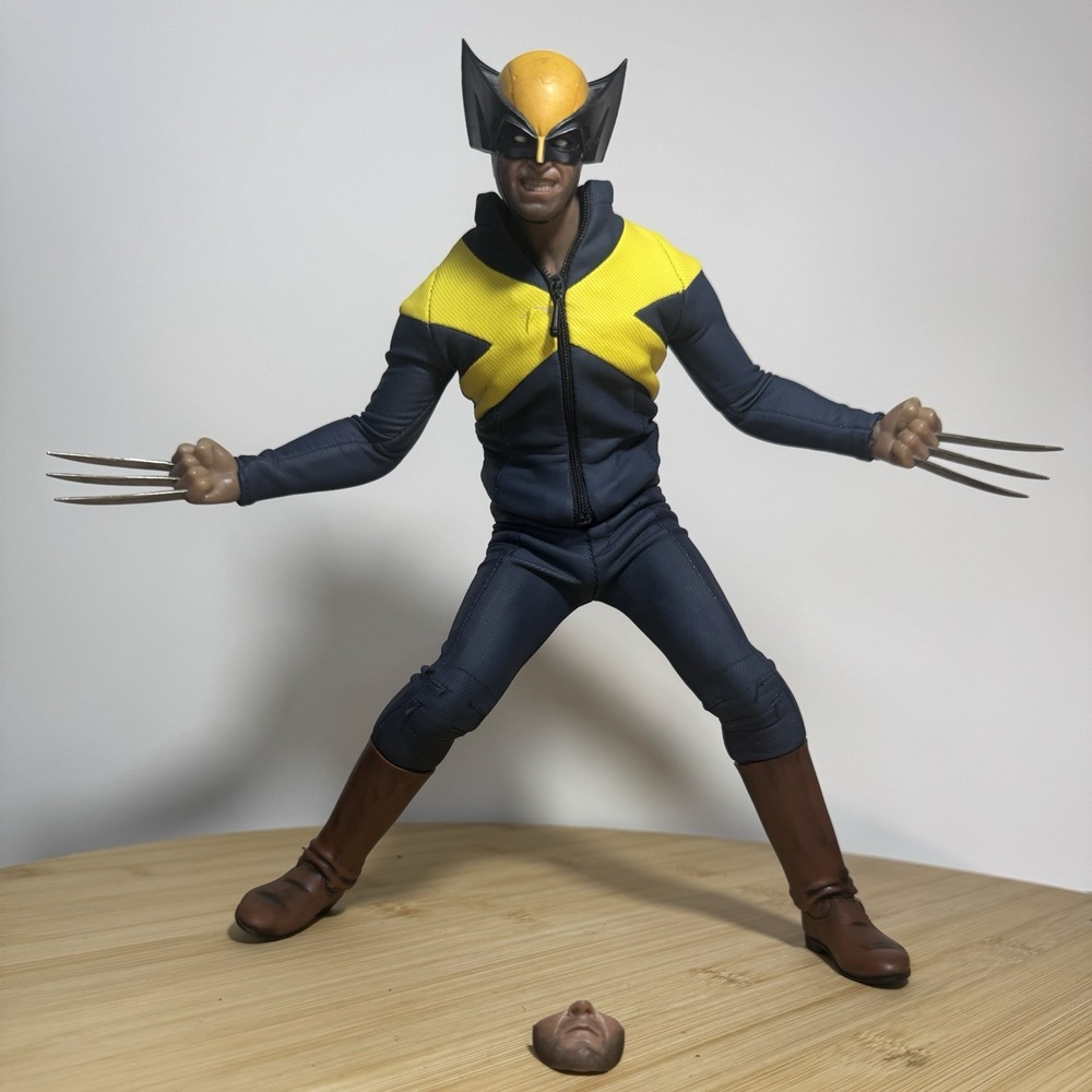 Custom 1/6 Wolverine Figure TBLeague Phicen Seamless Body Stainless Armature